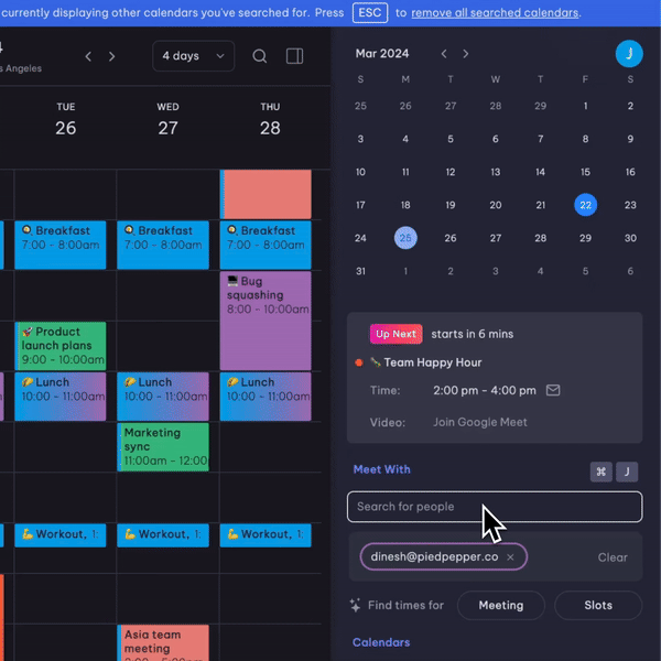 Finding meeting times