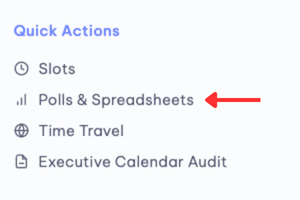 Group Polls in Quick Actions