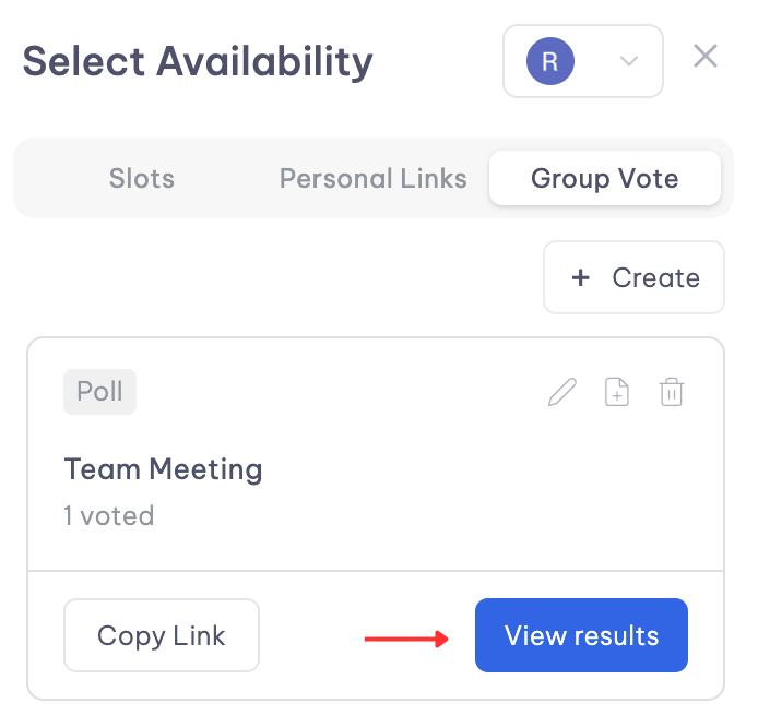 View poll results